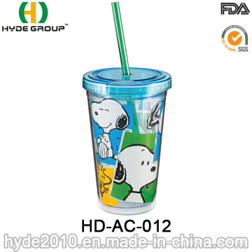 12oz Reise Acryl Tasse heißen kalten Tumbler